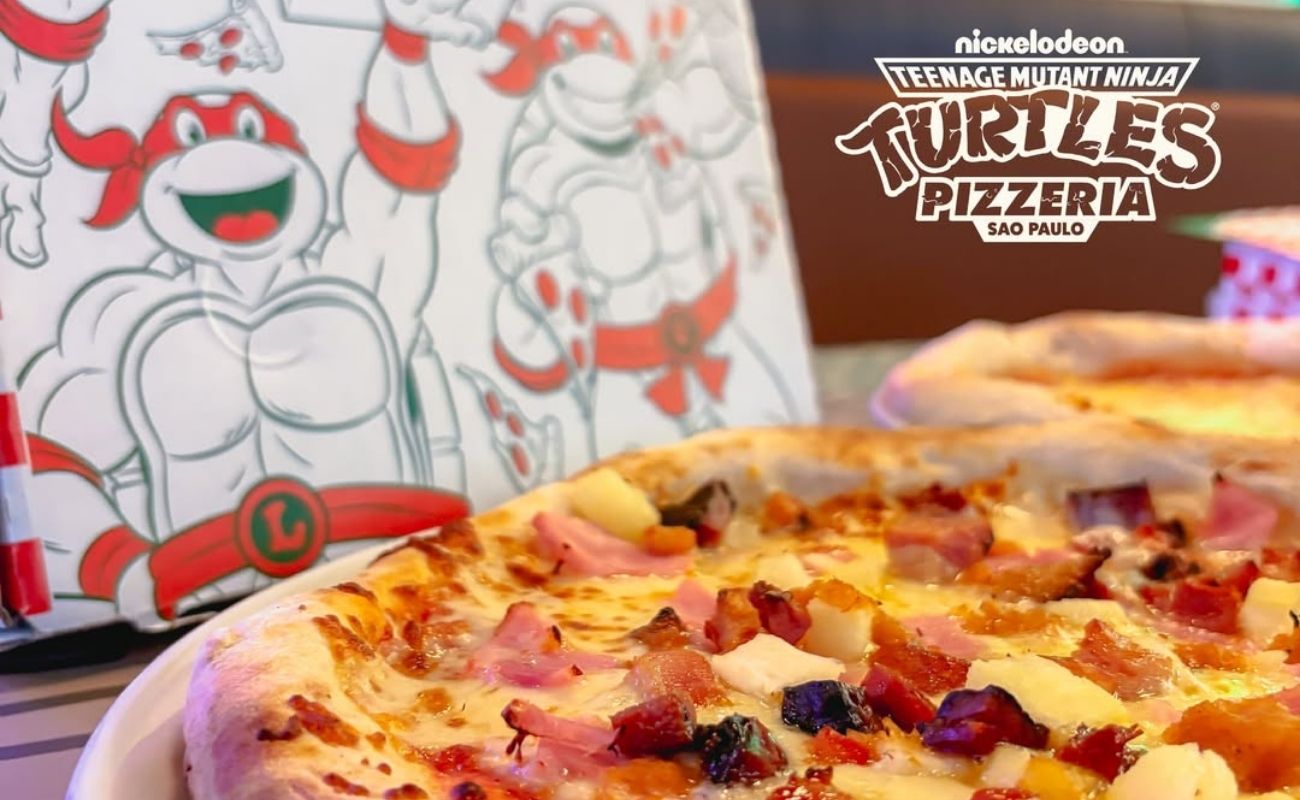 Pizzaria temática das Tartarugas Ninja
