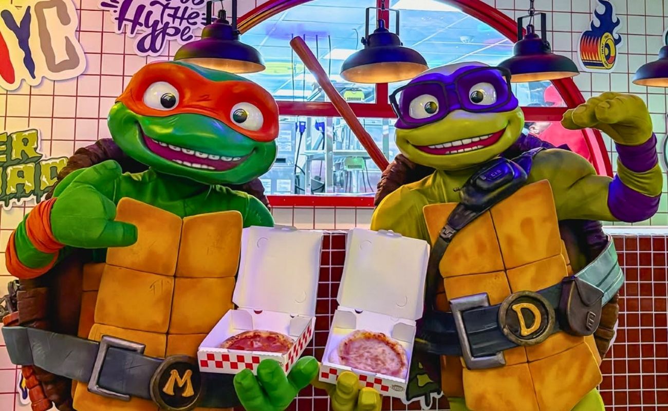 Pizzaria temática das Tartarugas Ninja